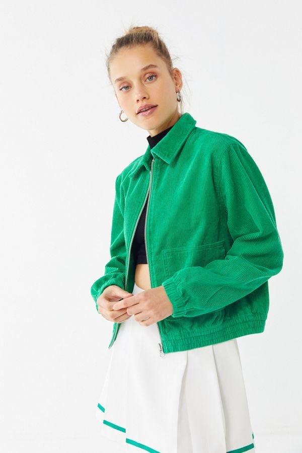 UO Corduroy Zip-Front Jacket