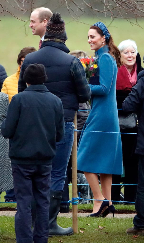 Kate Middleton's Blue Coat January 2019