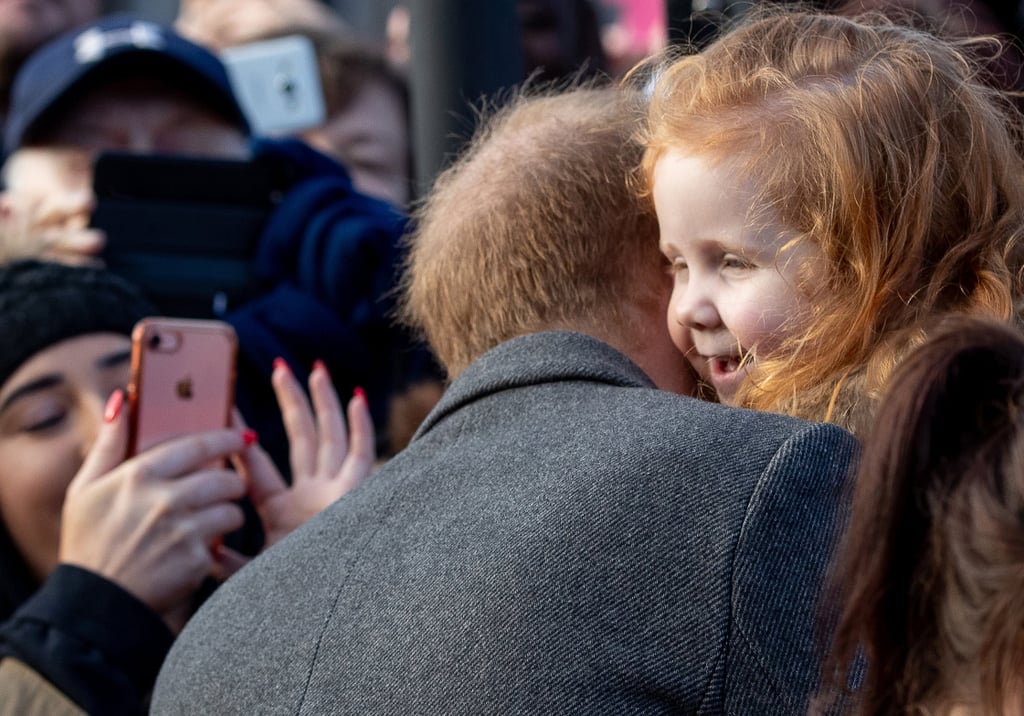 When Harry's Hug Left This Adorable Little Girl Speechless