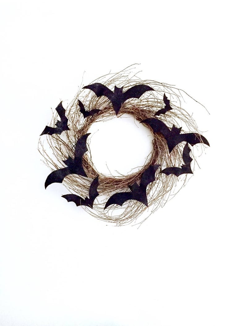 Halloween Bat Wreath