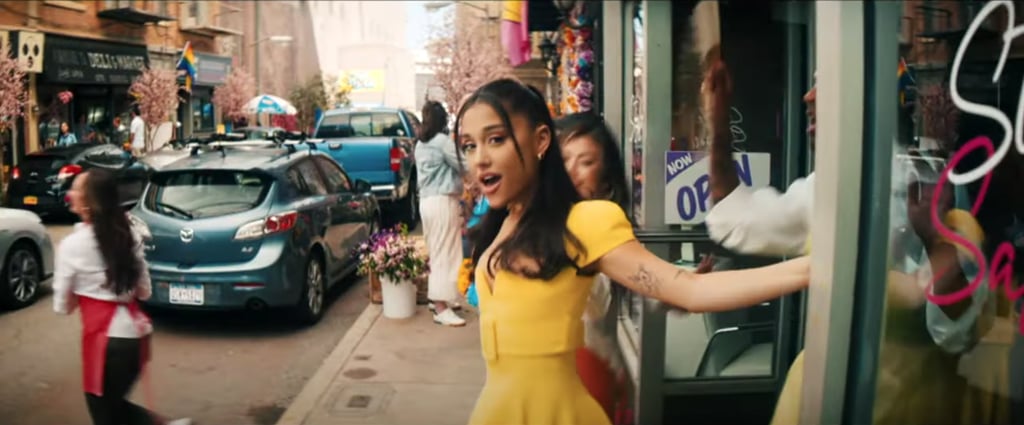 Ariana Grande's Yellow Versace Outfit With James Corden