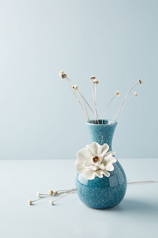 Anthropologie Gilded Bloom Vase