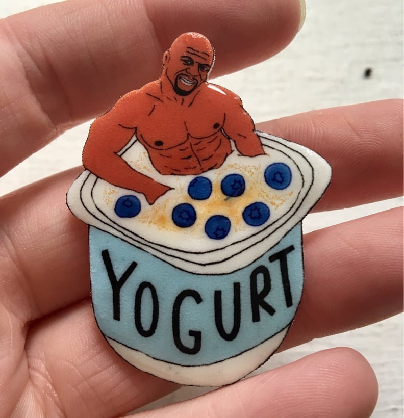 Terry Crews Yogurt Pin / Fridge Magnet