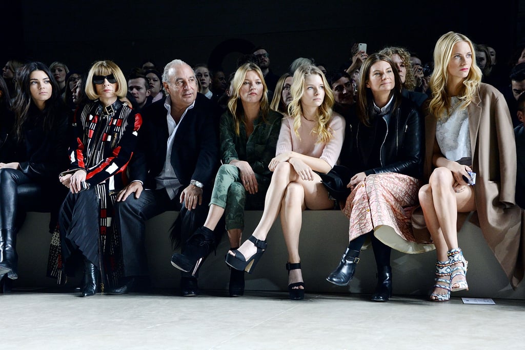 Kendall Jenner, Anna Wintour, and Kate Moss