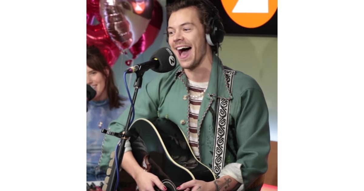 Harry Styles Covers Joni Mitchell S Big Yellow Taxi Video Popsugar Australia Entertainment