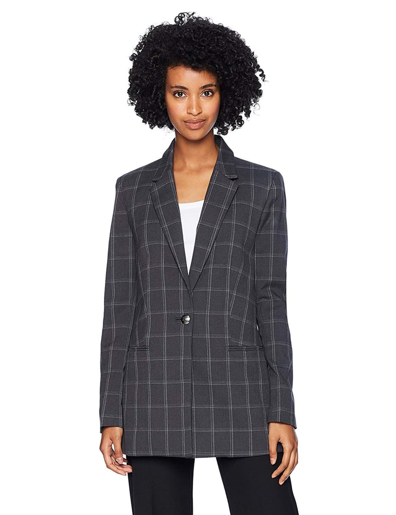 T Tahari Paola Window Pane Plaid Jacket