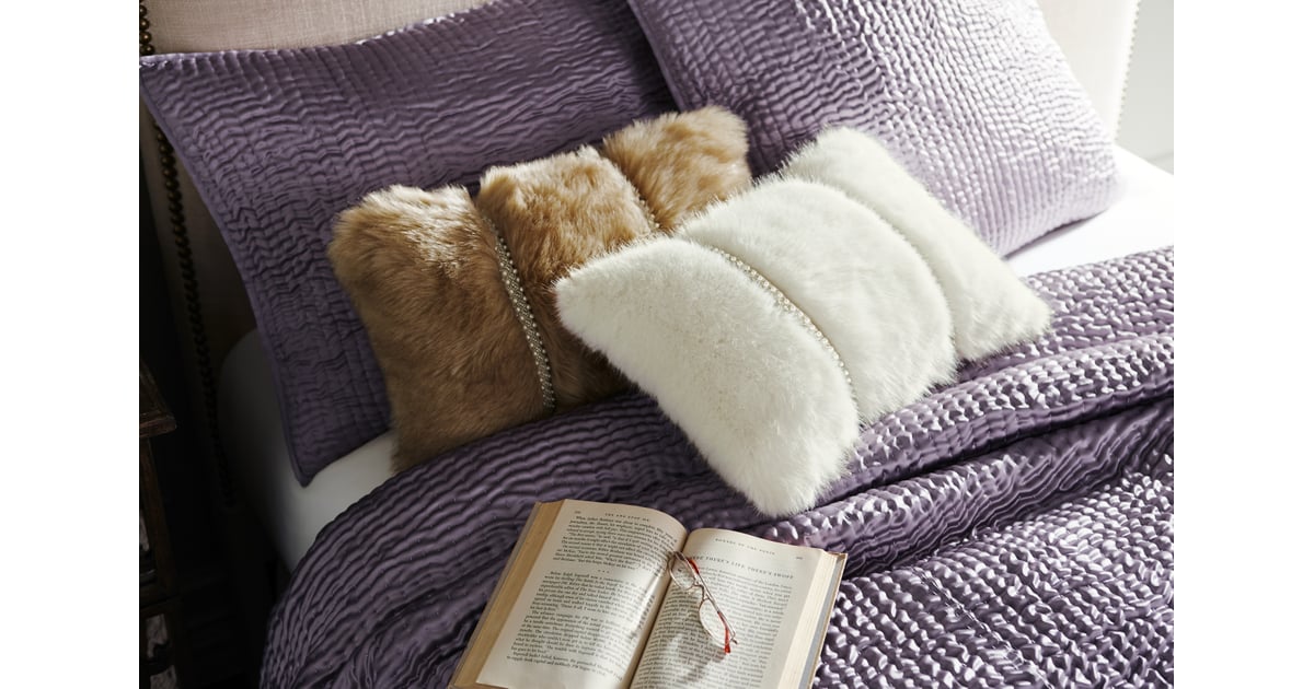 Beaded Faux Fur Lumbar Pillows (40) Pier 1 Fall 2016 Products