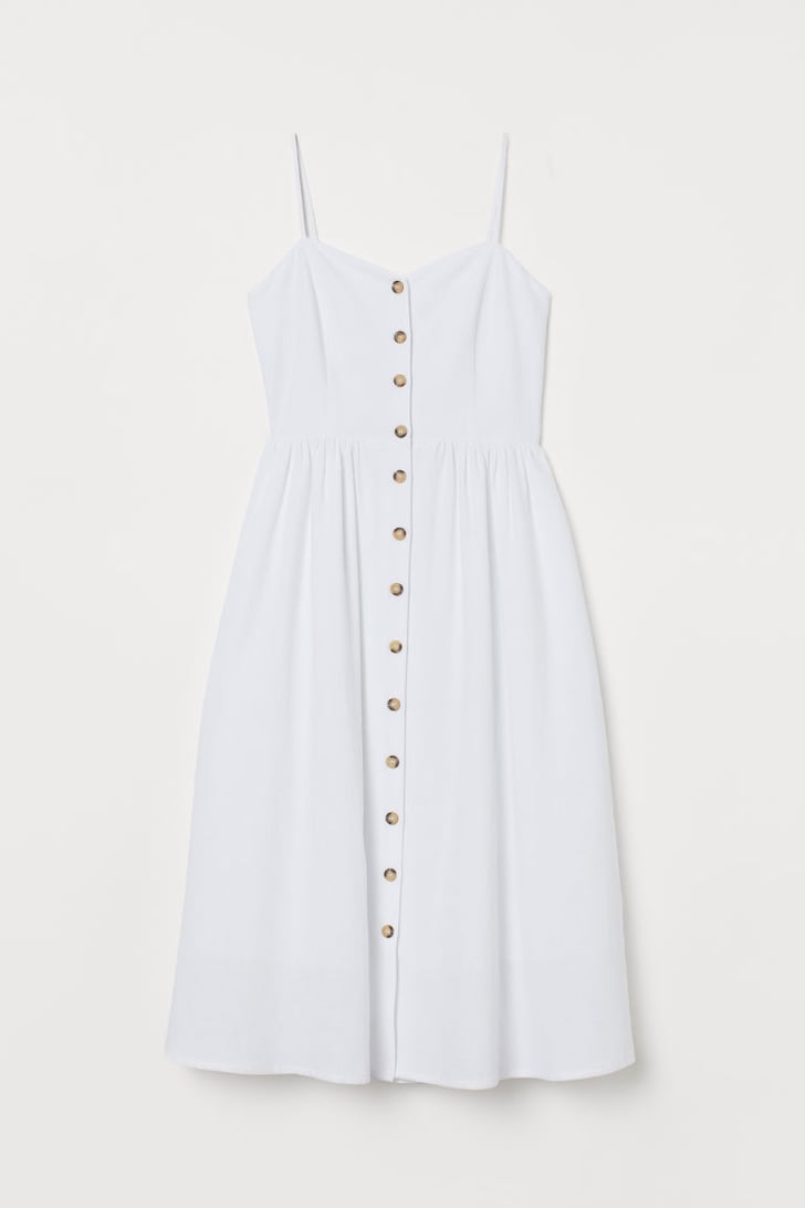 H&M Dress With Buttons Cute Summer Dresses 2019 POPSUGAR Fashion UK