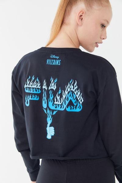 Hades Long-Sleeved Cropped Tee