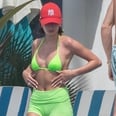 Hailey Bieber Wears a See-Through Thongkini Amid Selena Gomez Drama