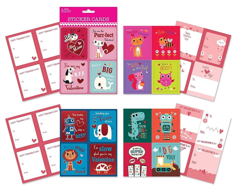 Valentine Day Sticker Cards