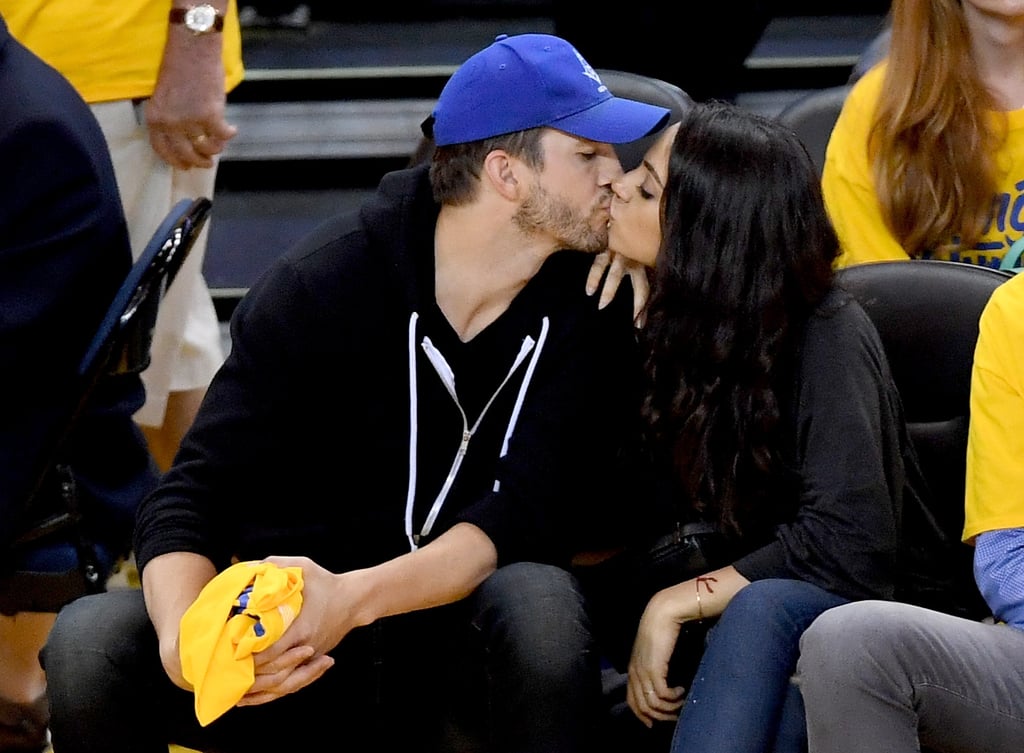 Ashton Kutcher and Mila Kunis at the 2016 NBA Finals Photos