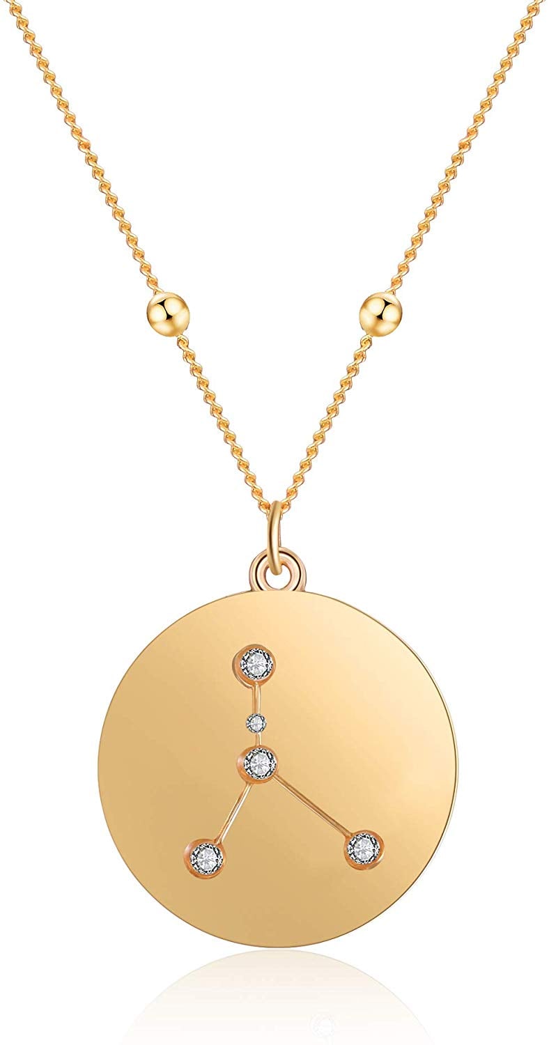 Lilie\u0026White Gold Pendant Necklace 