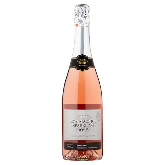 Tesco Low Alcohol Sparkling Rosé Wine Low Alcohol Drinks For Summer
