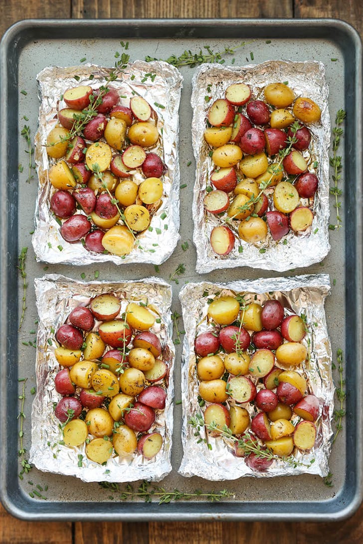 Garlic-Herb Potatoes in Foil