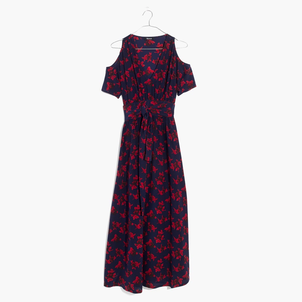 Madewell x No.6 Silk Open-Shoulder Dress in Vintage Rose ($168)