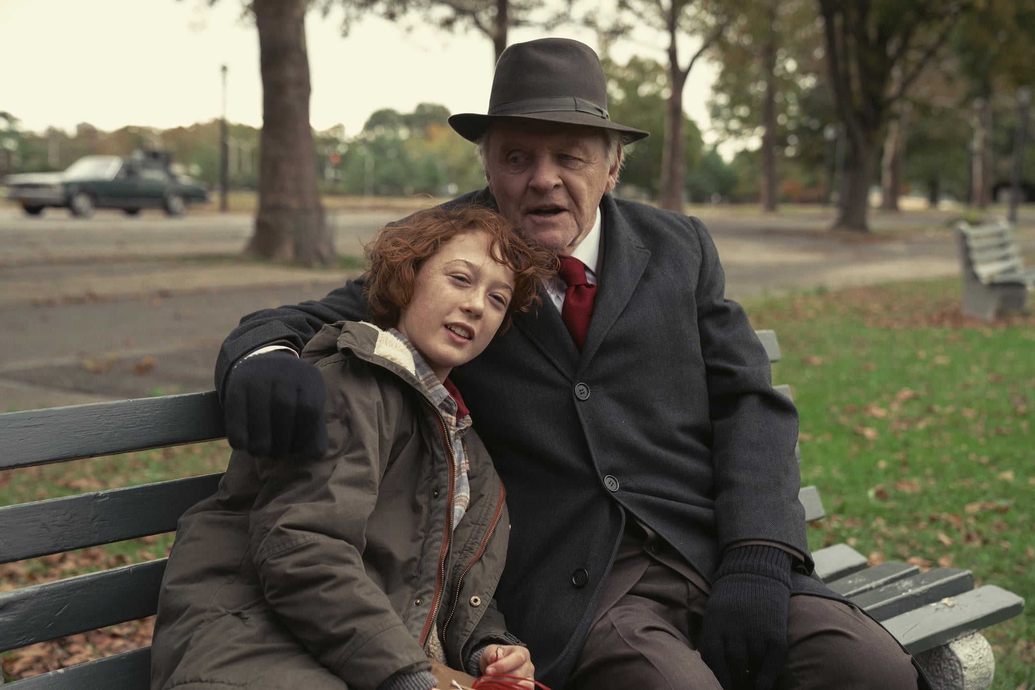 ARMAGEDDON TIME, from left: Banks Repeta, Anthony Hopkins, 2022. ph: Anne Joyce / Focus Features /Courtesy Everett Collection