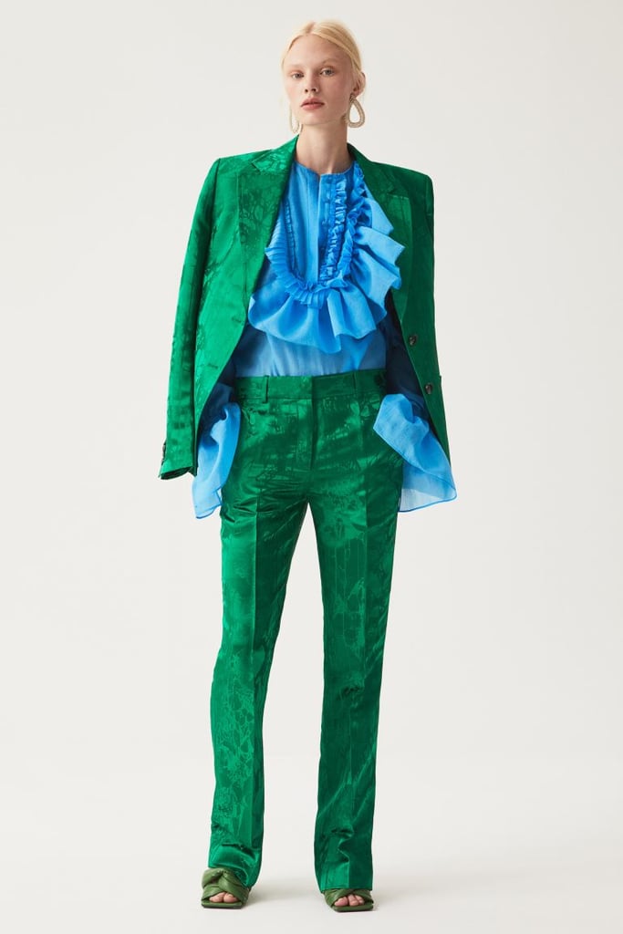 Jacquard-Patterned Pants