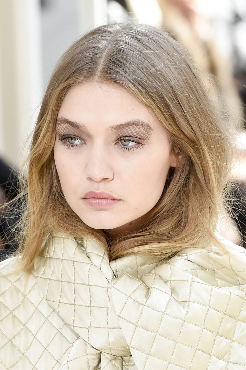 Chanel Quilted Eye Makeup Paris Fashion Week Fall 2016