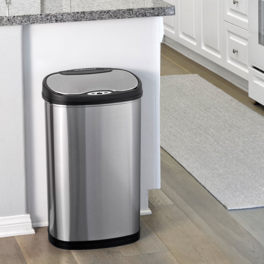 A Smart Trash: Stainless Steel Motion Sensor Trash Can