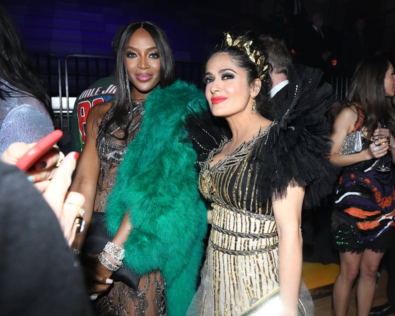 Naomi Campbell and Salma Hayek