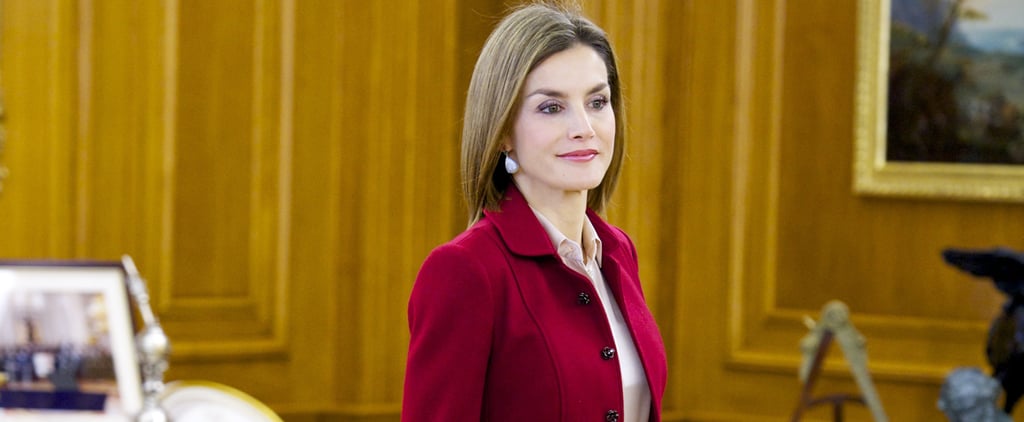 Queen Letizia Wearing a Statement Pair of Fall Pumps