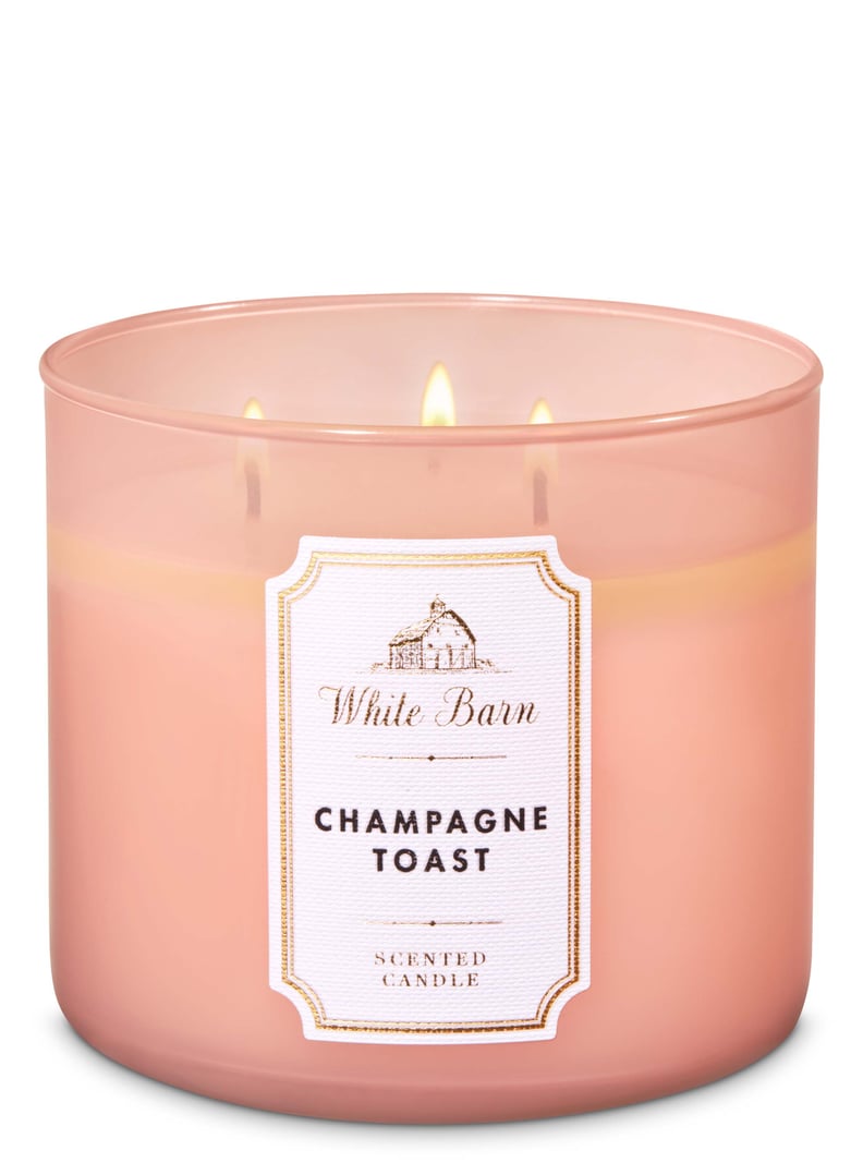 Bath and Body Works's White Barn Champagne Toast Candle