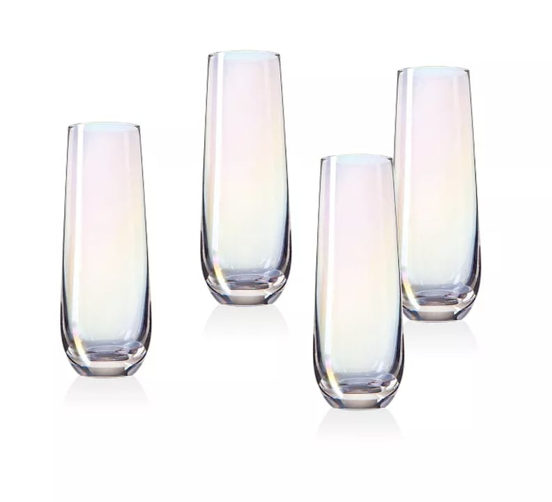 Godinger Monterey Stemless Flute - Set of 4