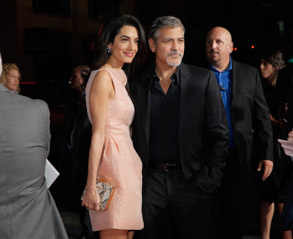 George and Amal Clooney at Our Brand Is Crisis LA Premiere