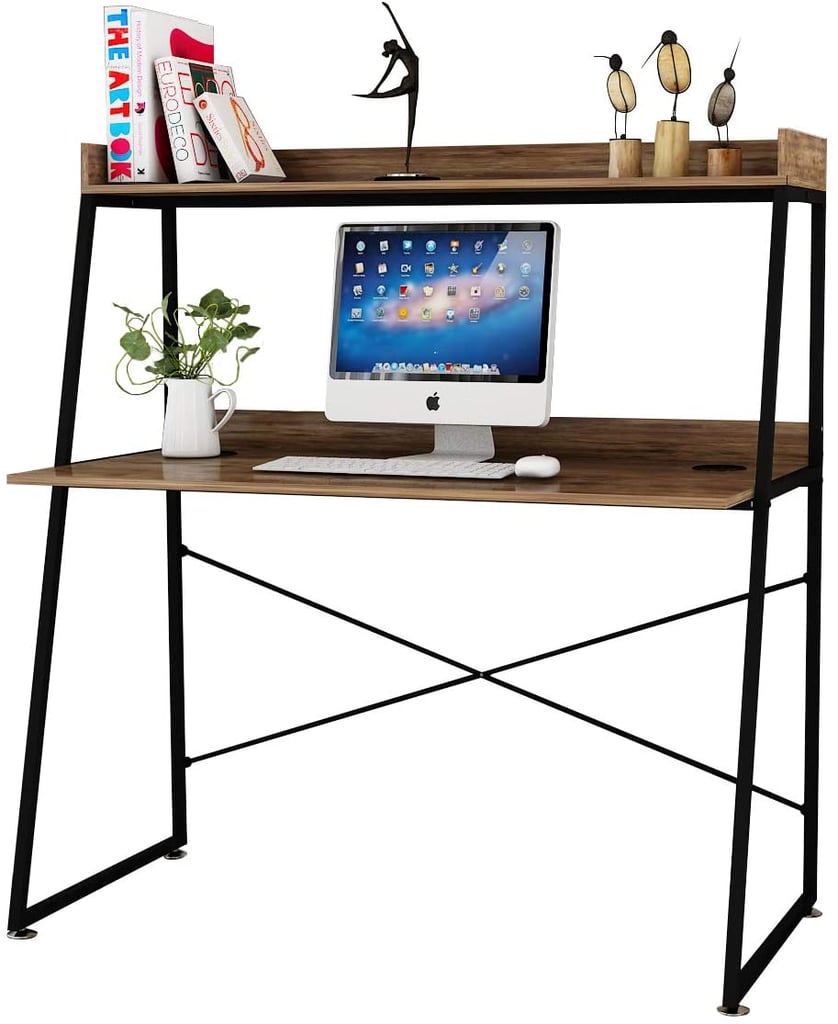 DESIGNA Computer Desk with Bookshelf