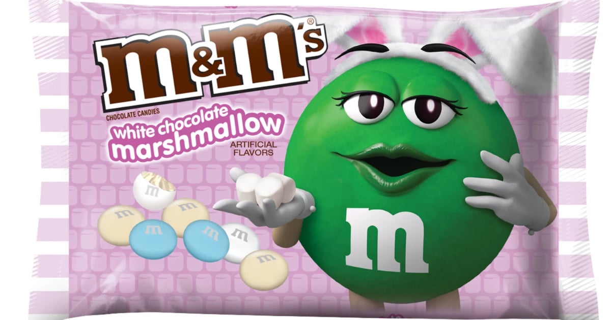 M&M'S White Chocolate Marshmallow Crispy Treat Pastel Easter Candy