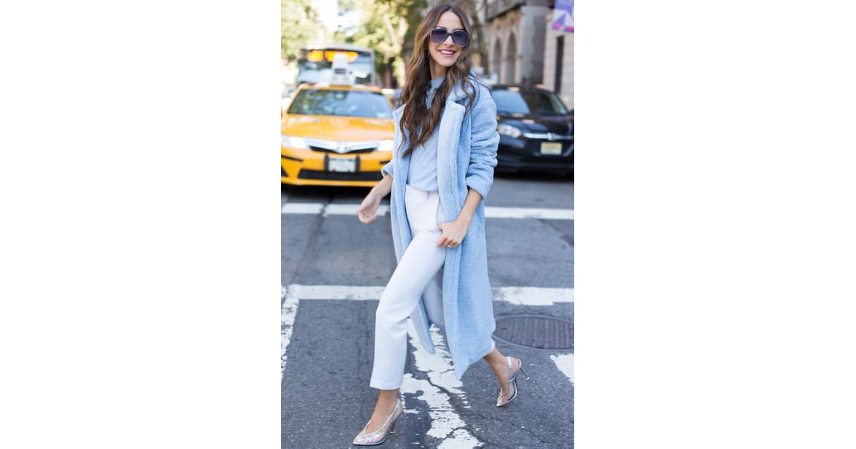 something navy teddy coat