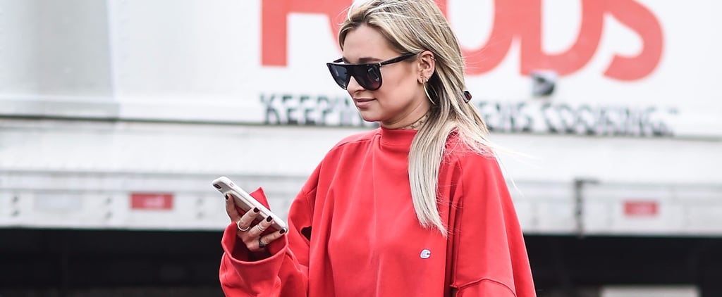 Red Street Style Trend at Fashion Week Fall 2017
