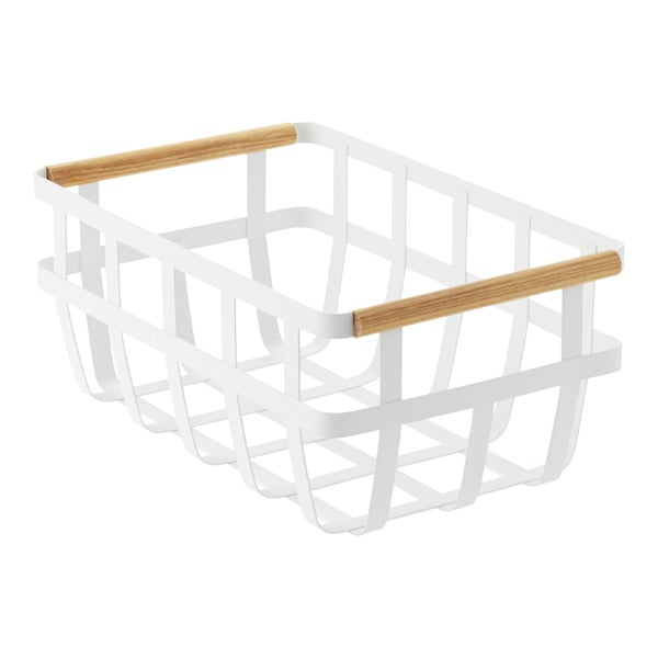 Pantry Tosca Basket With Wooden Handles Paltrow's Hamptons Home Organization