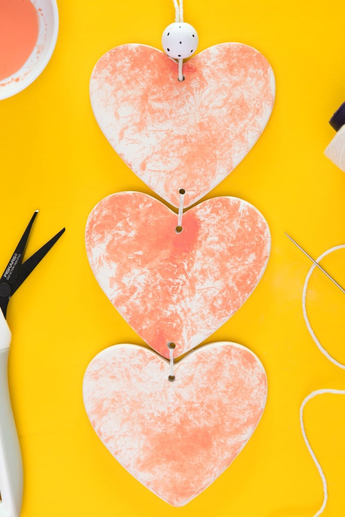 DIY Ceramic Heart Wall Hanging