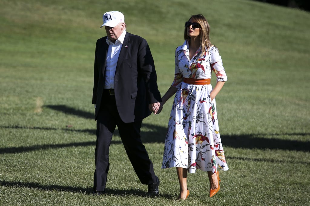 Melania Trump's Kasia Parrot Print Dress