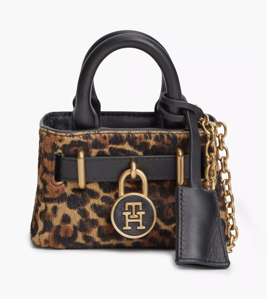 Tommy Hilfiger Leopard Print Calf Hair Ultra-Mini Bag