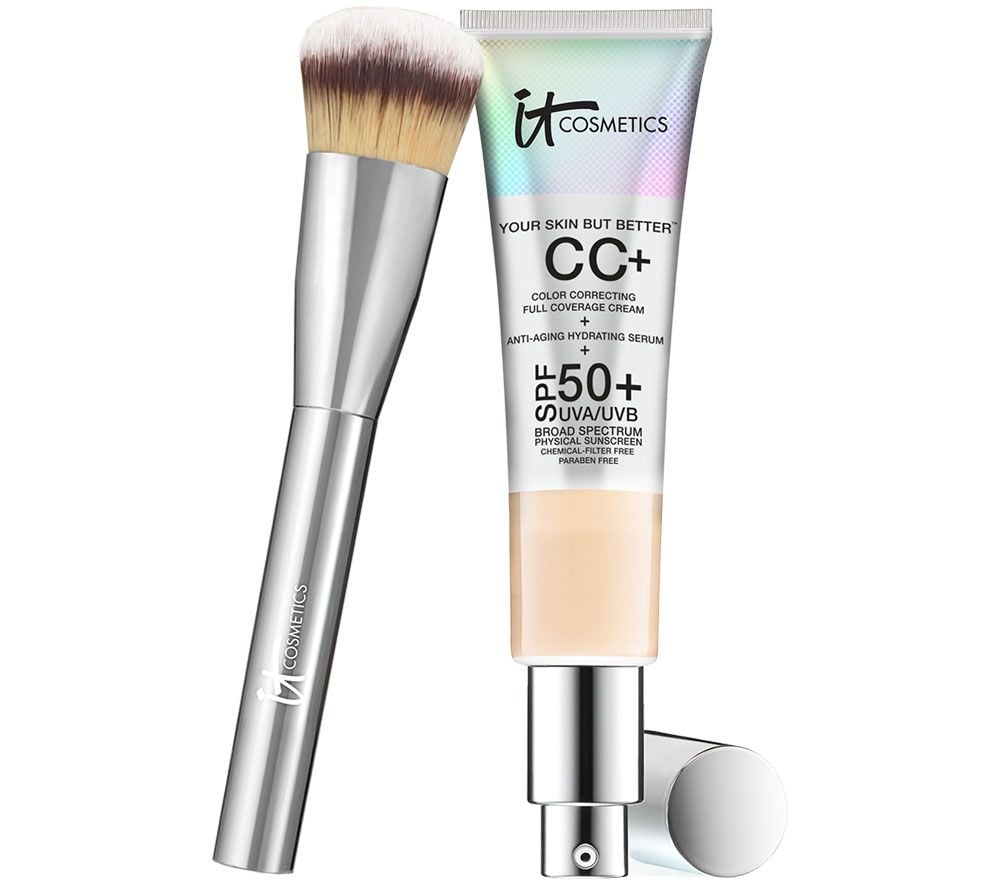 IT Cosmetics Full Coverage Physical SPF 50 CC Cream With Brush