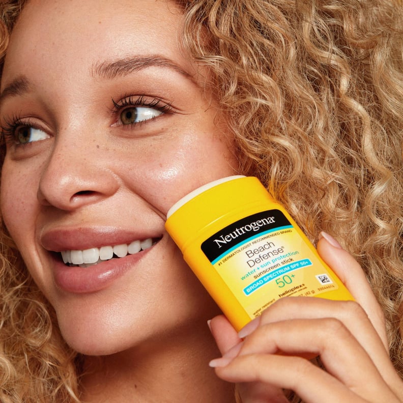 Sunscreen For Reapplication: Neutrogena Beach Defense Oil-Free Body Sunscreen Stick SPF 50+