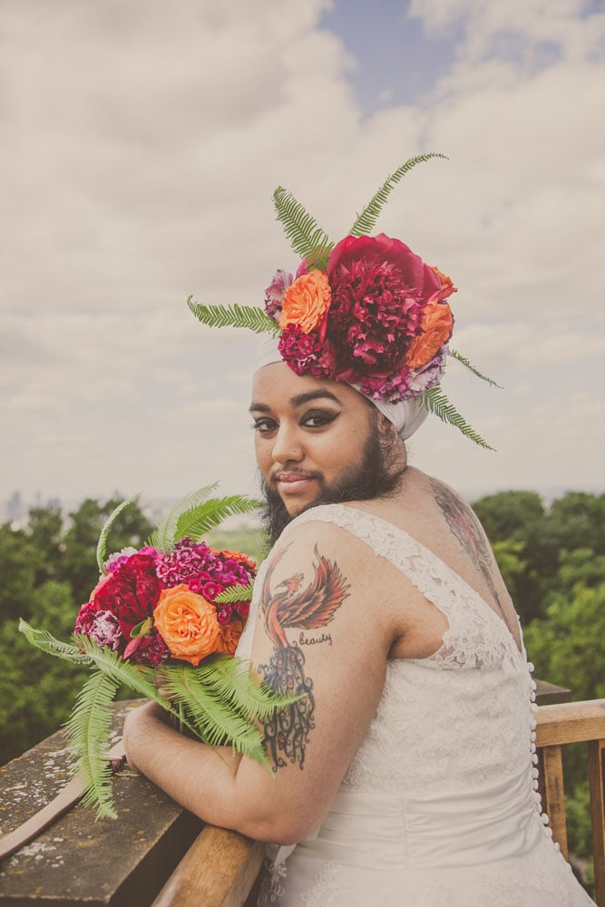 This Bearded Bride Will Change the Way You Perceive Beauty This Bearded Bride Will Change the Way You Perceive Beauty