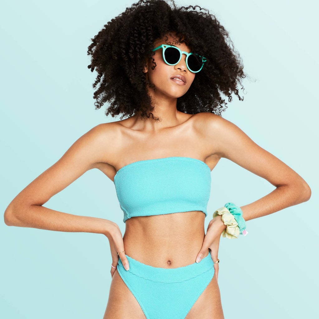 A Bandeau Bikini: Stoney Clover Lane x Target Puckered Bandeau Bikini Top and Puckered Bikini Bottom