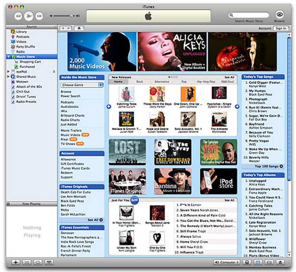 2003: iTunes Store