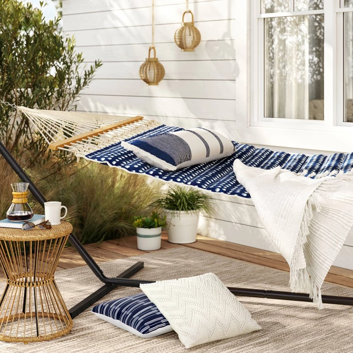 Threshold Pillowtop Hammock With Spreader Bar Feathered Dot Best