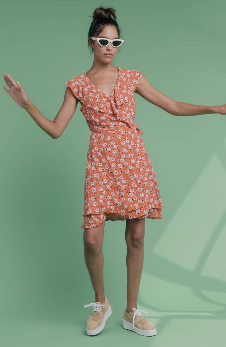 Sanctuary wrap clearance dress