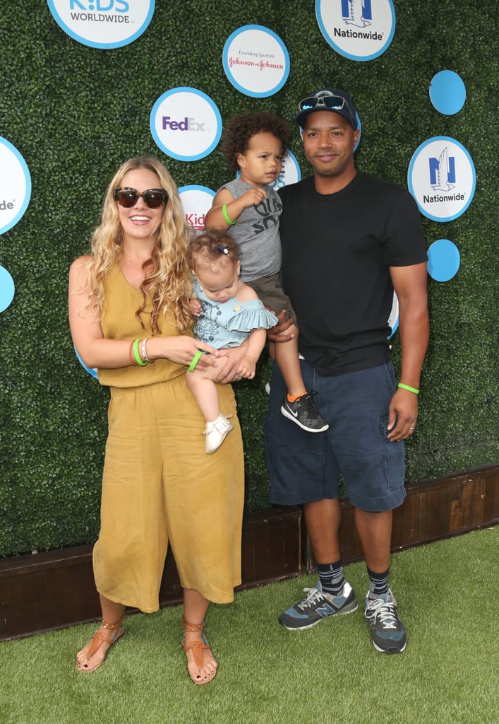 Donald Faison With Son Rocco at Safe Kids Day Event LA 2016