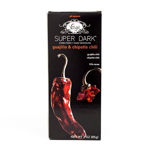 Vosges Super Dark Guajillo and Chipotle Chili Bar