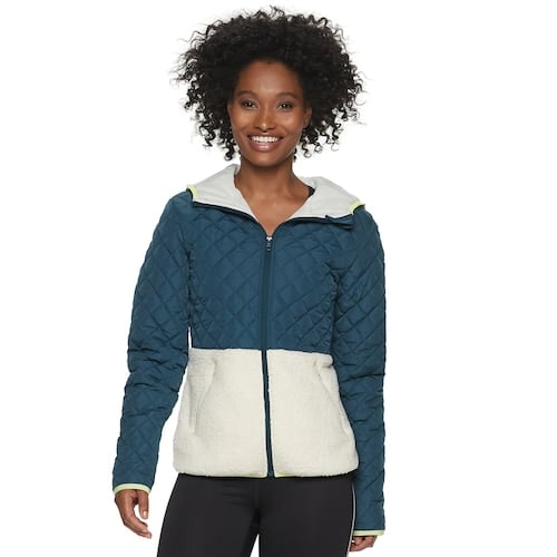 Fila sherpa jacket womens clearance