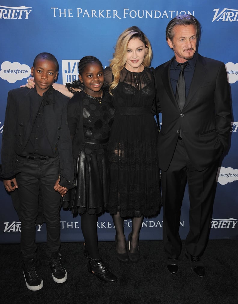 Madonna, Her Children, and Sean Penn at Sean Penn's Help Haiti Gala