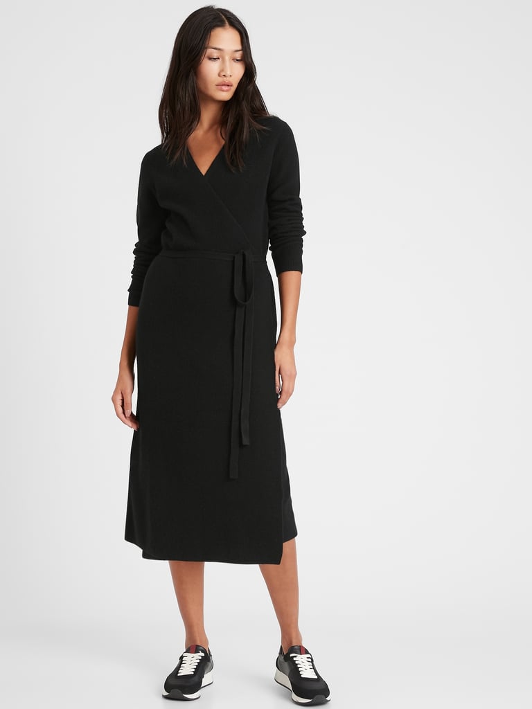 Banana Republic Wrap Sweater Dress