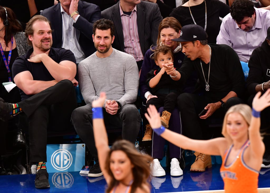 Ellen Pompeo and Chris Ivery at Knicks Game November 2018